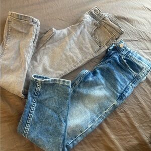 H&M Kids  Dual-Tone Skinny Jeans 
Grey & blue denim